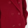 101801 icon coat, dark red