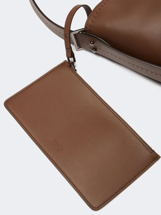 – archetipo medium leather bag, brown