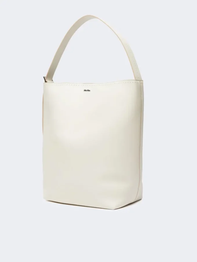 – archetipo medium leather bag, white