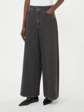 Authentic cotton denim jeans, black