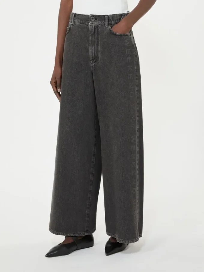 Authentic cotton denim jeans, black