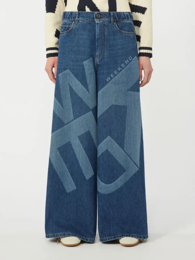 Authentic cotton denim jeans, navy