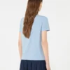 Basic cotton jersey t-shirt, light blue