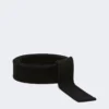 Belt in pure wool fabric, black Belt in pure wool fabric, black