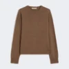 Boxy-fit wool and cashmere sweater, mud Boxy-fit wool and cashmere sweater, mud