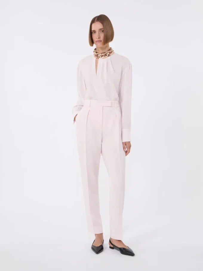 Cady carrot trousers, pink