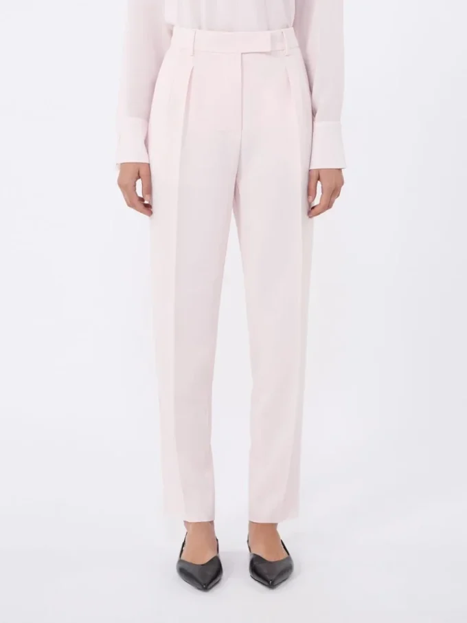 Cady carrot trousers, pink