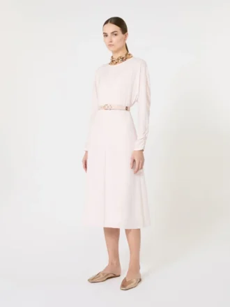 Cady flared dress, pink