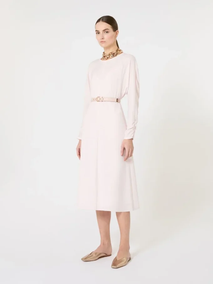 Cady flared dress, pink