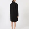 Cady midi coat, black