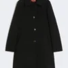 Cady midi coat, black