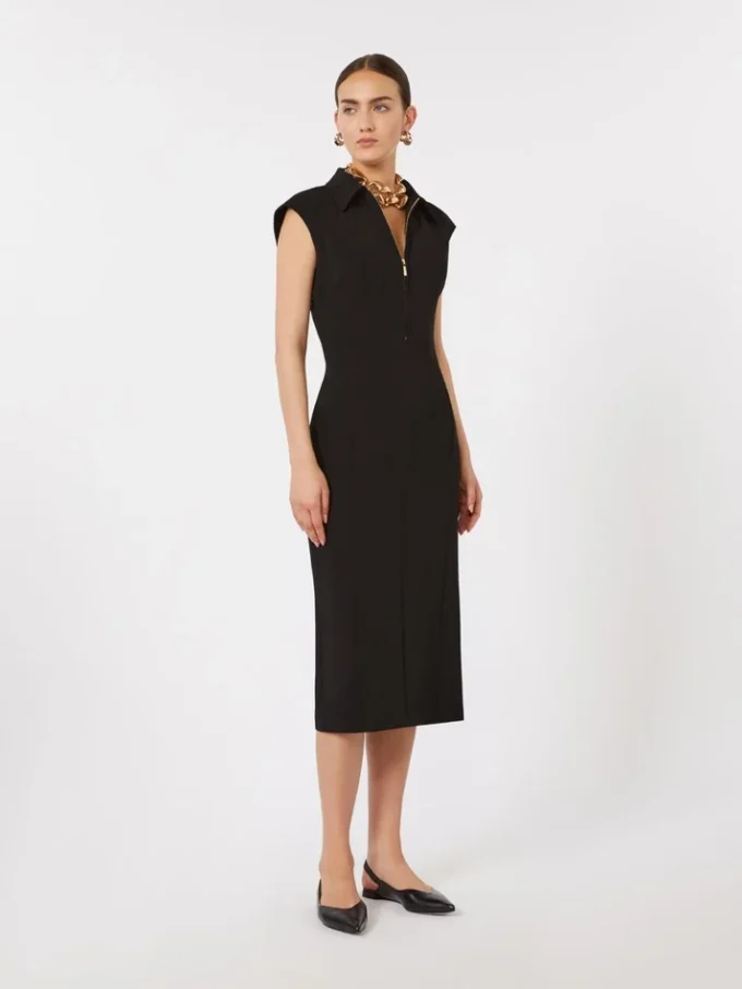 Cady midi dress, black