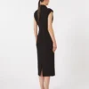 Cady midi dress, black