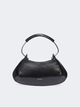 Caju mini leather bag, black