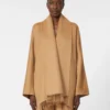 Camel cardigan coat, camel