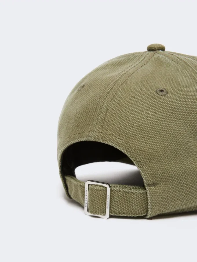 Canvas baseball cap, kaki