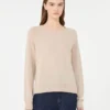 Cashmere crew-neck sweater, sand Cashmere crew-neck sweater, sand