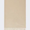 Cashmere logo stole, beige