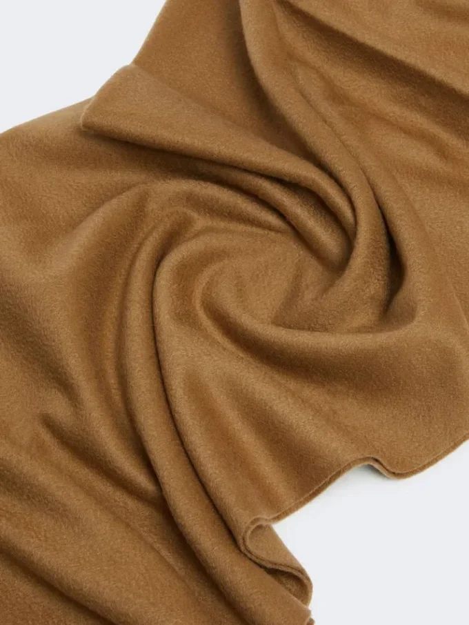 Cashmere logo stole, beige