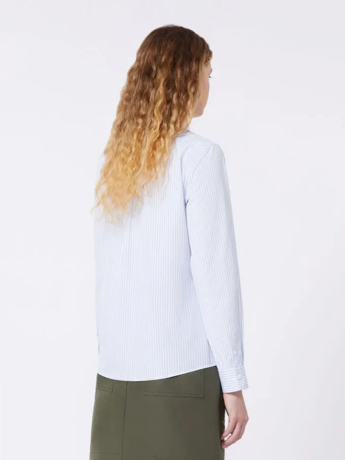 Classic cotton shirt, light blue