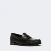 Classic leather moccasins, black