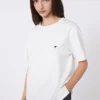Cotton basic t-shirt, optical white
