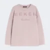 Cotton crew-neck sweatshirt, lilac