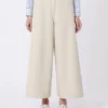 Cotton drill trousers, sand