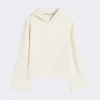 Cotton jersey sweatshirt, ivory