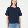 Cotton jersey t-shirt, navy