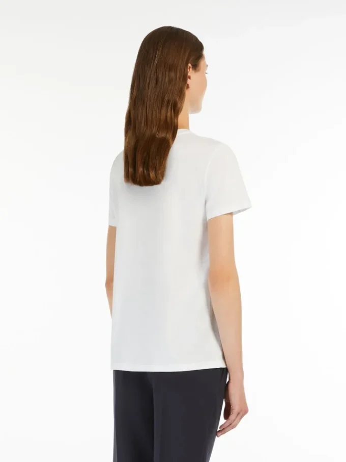 Cotton jersey t-shirt, optical white