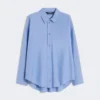 Cotton oxford shirt, light blue