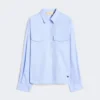 Cotton oxford shirt, light blue