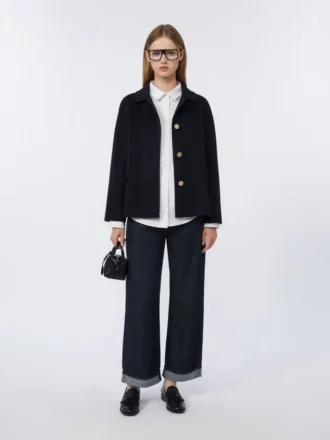 Cotton oxford shirt, white