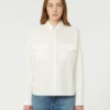 Cotton oxford shirt, white