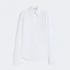 Cotton poplin shirt, optical white