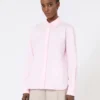 Cotton poplin shirt, pink