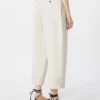Cotton poplin trousers, ice