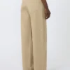 Cotton satin baggy trousers, colonial