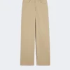 Cotton satin baggy trousers, colonial