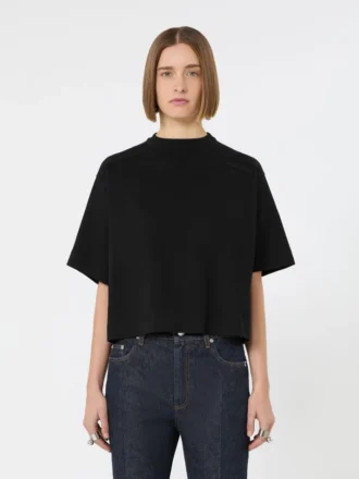 Cotton t-shirt, black