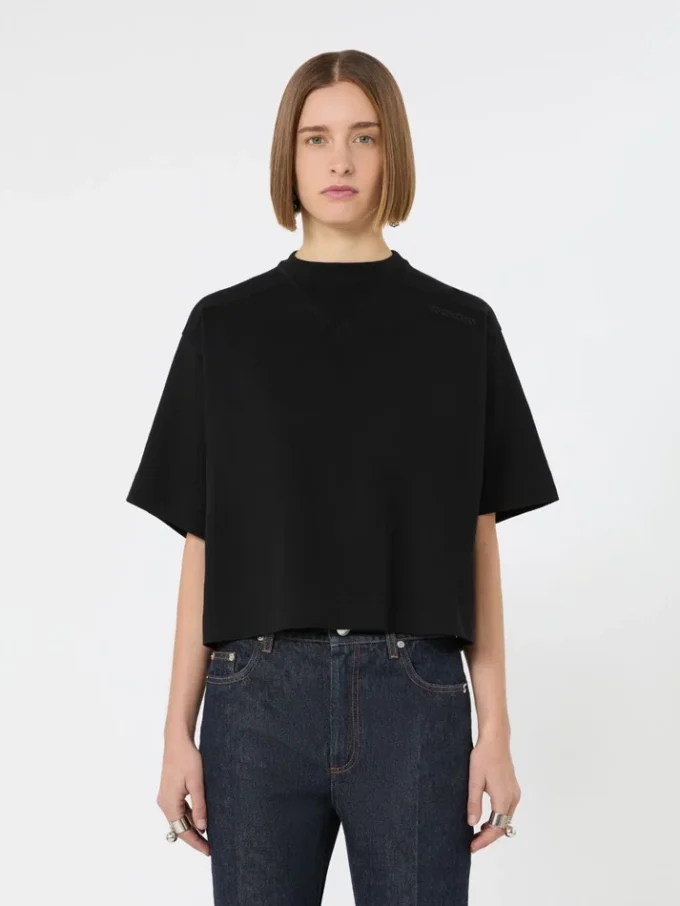Cotton t-shirt, black Cotton t-shirt, black