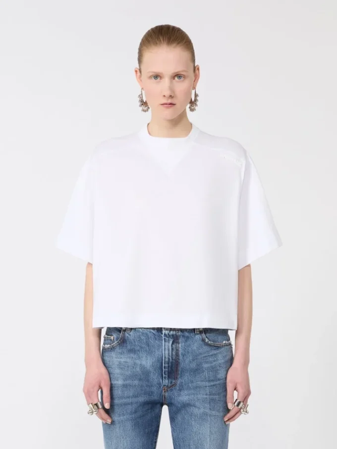 Cotton t-shirt, optical white