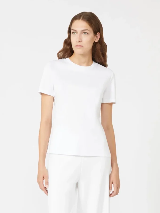 Cotton t-shirt, optical white Cotton t-shirt, optical white