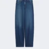 Denim baggy jeans, navy