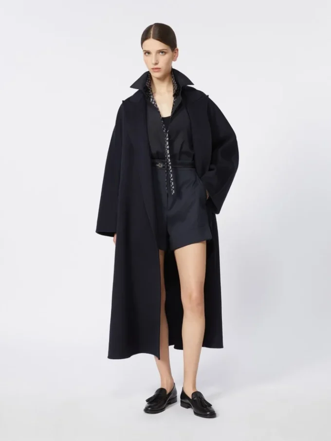 Denim-look cotton shorts, midnightblue Denim-look cotton shorts, midnightblue