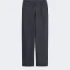Denim-look cotton trousers, midnightblue
