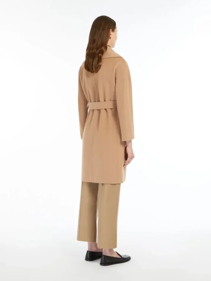 Double-faced wool robe coat, camel Double-faced wool robe coat, camel