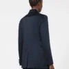 Envers satin blazer, midnightblue