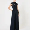 Envers satin jumpsuit, midnightblue Envers satin jumpsuit, midnightblue